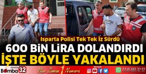 600 Bin lira dolandırdı 