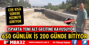 650 günlük iş 200 günde bitiyor