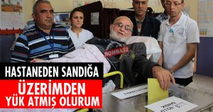 67 YAŞINDAKİ YATALAK HASTA; ÜZERİMDEN YÜK ATMIŞ OLURUM