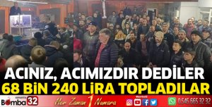 68 Bin 240 lira topladılar