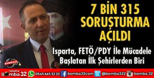7 BİN 315 SORUŞTURMA AÇILDI