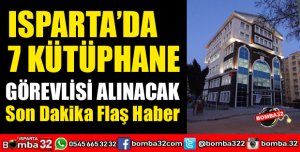 7 KÜTÜPHANE GÖREVLİSİ ALINACAK
