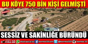 750 BİN KİŞİ GELMİŞTİ ŞİMDİ İSE SESSİZ VE SAKİN