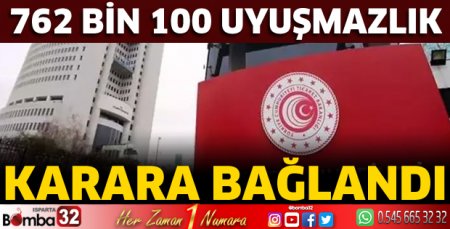 762 bin 100 uyuşmazlık karara bağlandı