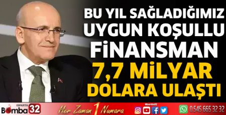 7,7 milyar dolara ulaştık