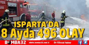 8 Ayda 496 Olaya Müdahale Ettiler