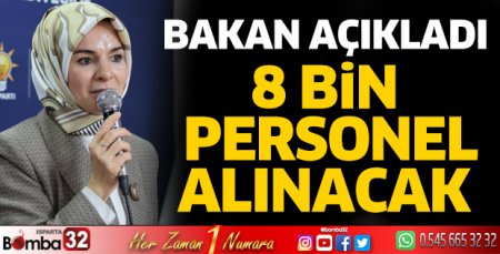 8 Bin personel alınacak 