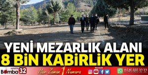 8 bin kabirlik yeni alan oluşturuluyor
