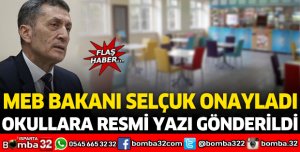 81 İLDE OKULLARA RESMİ YAZI GÖNDERİLDİ