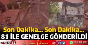 81 ile metruk binalarla ilgili genelge