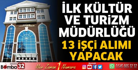 9 ay süreli 13 personel alınacak