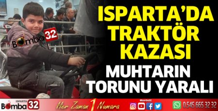 9 yaşındaki Aydın traktörden düştü