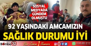 92 yaşındaki amcamızın sağlık durumu iyi