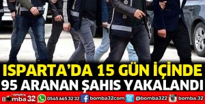 95 aranan şahıs yakalandı