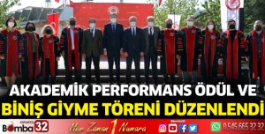 “2020 Akademik Performans Ödül ve Biniş Giyme Töreni” Gerçekleştirildi