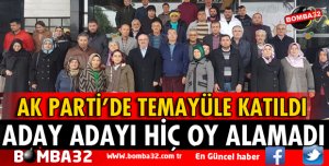 ​​​​​​​1 ADAY ADAYI VARDI AMA HİÇ OY ALAMADI