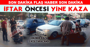 ​Isparta'da Trafik Kazası: 1 Yaralı