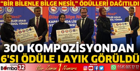 “Bir Bilenle Bilge Nesil” ödülleri dağıtıldı 