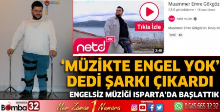 ‘Müzikte engel yok’ dedi şarkı çıkardı 