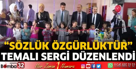 “Sözlük Özgürlüktür” temalı sergi düzenlendi 