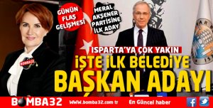  İŞTE İLK BELEDİYE BAŞKAN ADAYI