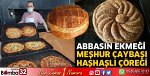 Abbasın Ekmeğinde meşhur çaybaşı haşhaşlı çöreği