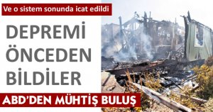 ABD'de Depremi Önceden Bildiler!