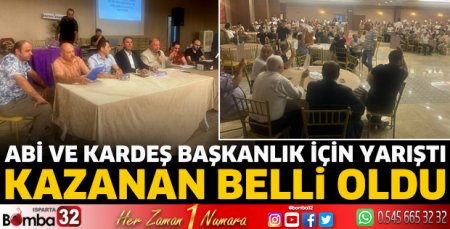 Abi ve kardeş başkanlık için yarıştı