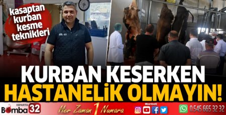 Acemi kasaplar aman dikkat!
