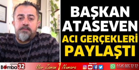 Acı gerçekleri paylaştı
