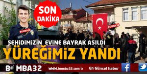ACI HABER BÖYLE GELDİ  BAYRAĞIMIZ ASILDI 
