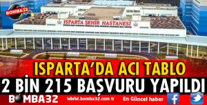 ACI TABLO HASTANELERE 2 BİN 215 BAŞVURU YAPILDI