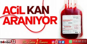 Acil Kan Aranıyor
