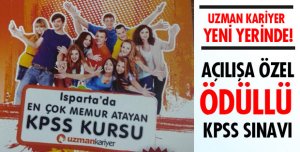 AÇILIŞA ÖZEL ÖDÜLLÜ KPSS SINAVI YAPILACAK