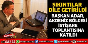 ADAR, AKDENİZ BÖLGESİ İSTİŞARE TOPLANTISINA KATILDI