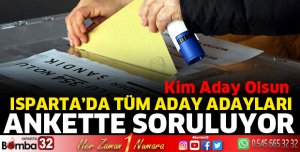 Aday adayları ankette soruluyor