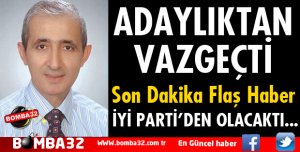 ADAY ADAYLIĞINDAN VAZGEÇTİ