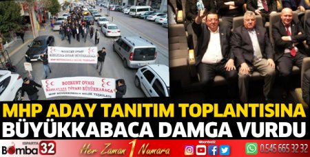 Aday tanıtım toplantısına Büyükkabaca damga vurdu