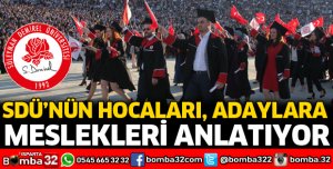 ADAYLARA MESLEKLERİ ANLATACAKLAR