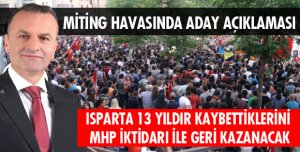 ADAYLIĞINI HALK İLE AÇIKLAYACAK