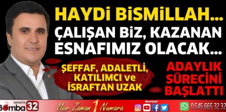 Adaylık sürecini resmen başlattı