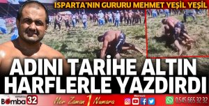 Adını tarihe altın harflerle yazdırdı