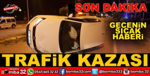 ADLİYE ÖNÜNDE TRAFİK KAZASI