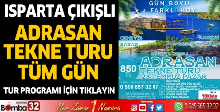 Adrasan tekne turu 