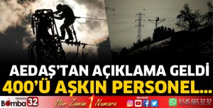 AEDAŞ'tan açıklama geldi