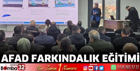 AFAD Farkındalık Eğitimi 