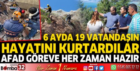 AFAD göreve her zaman hazır