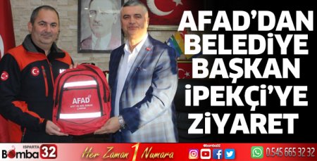 AFAD'dan Başkan İpekçi'ye ziyaret