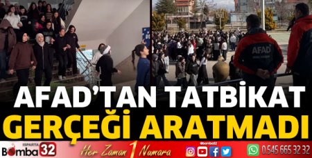 AFAD'tan deprem tatbikatı