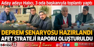 Afet strateji raporu oluşturuldu